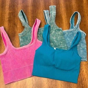 Zenana Scoop Neck Bralette Bundle S/M